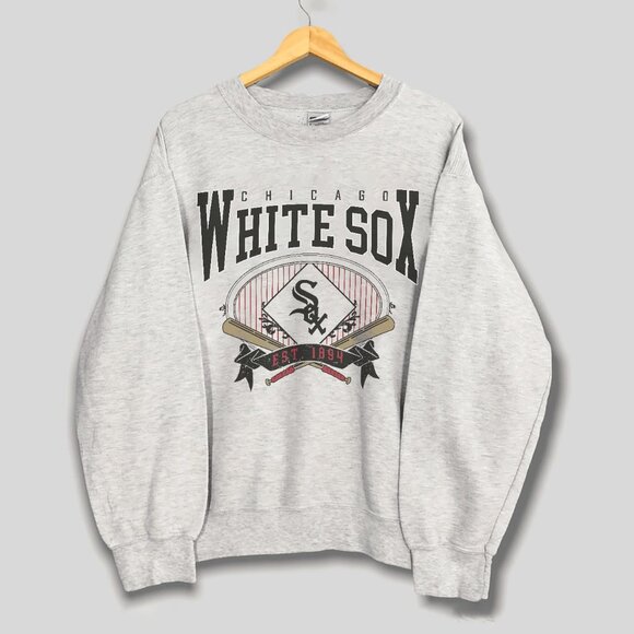 Vintage Chicago White Sox Baseball Unisex Sweatshirt, Est 1894 Chicago Baseball - Picture 1 of 2
